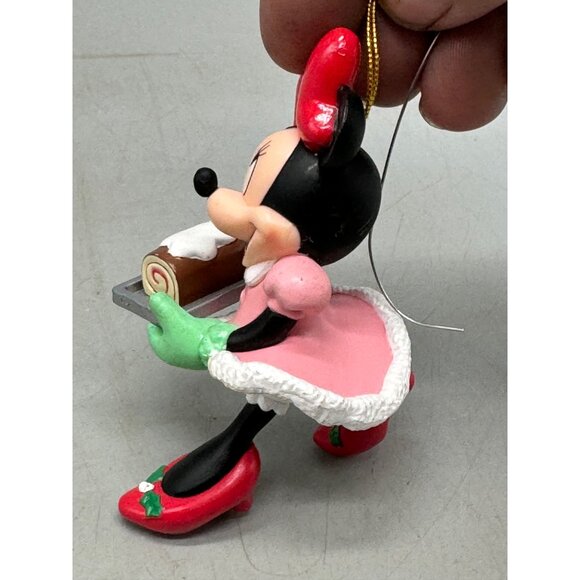 Disney Christmas Holiday tree Ornament Minnie Mouse Ginger Bread 3.5" red READ - Picture 3 of 5